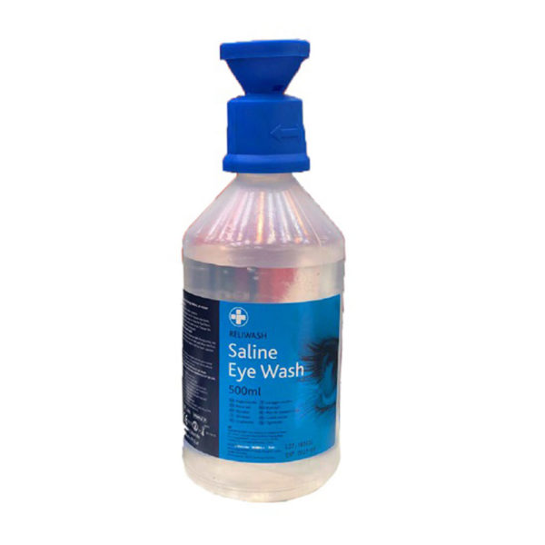 Saline Eyewash Bottle500ml with Eyewash Station AKH Safety Abdul Kadir Hakimuddin Trading